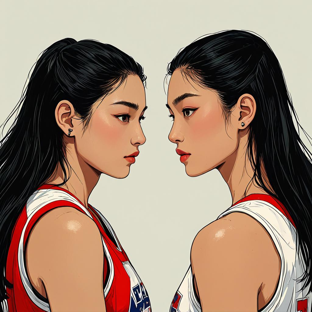 中国女篮VS加拿大明星队第三场，激烈对决展现亚洲篮球新高度