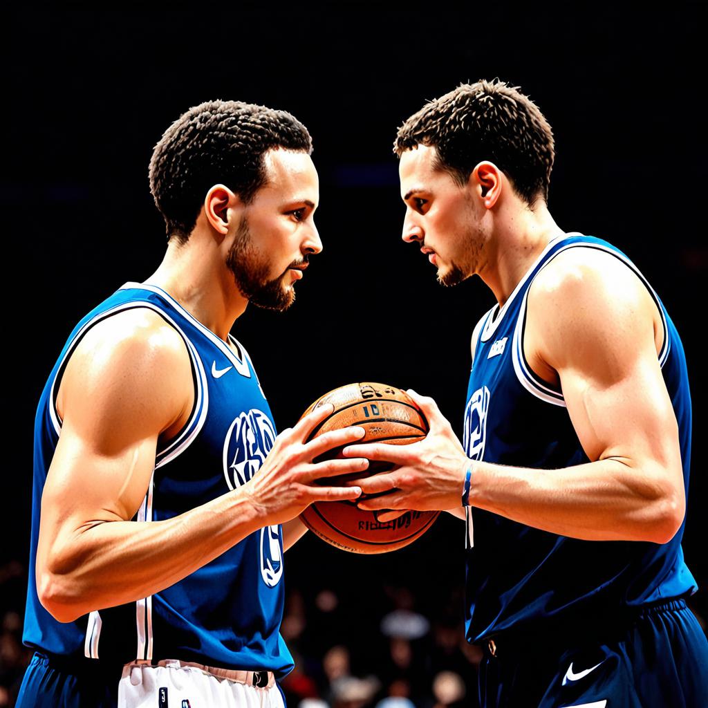 2015 NBA全明星赛三分大赛，库里与汤普森的巅峰对决