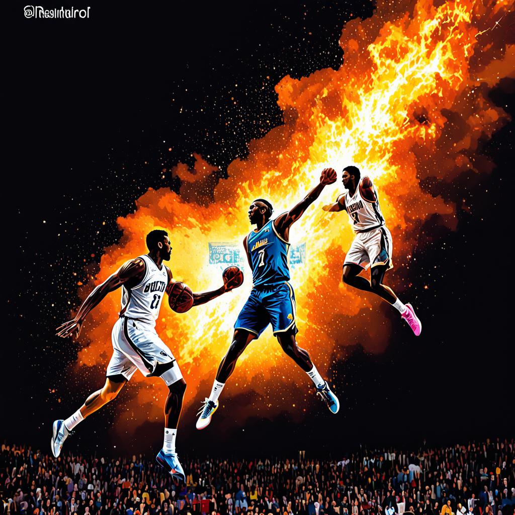 2012 NBA全明星正赛第一节，东西部巨星的火力对决