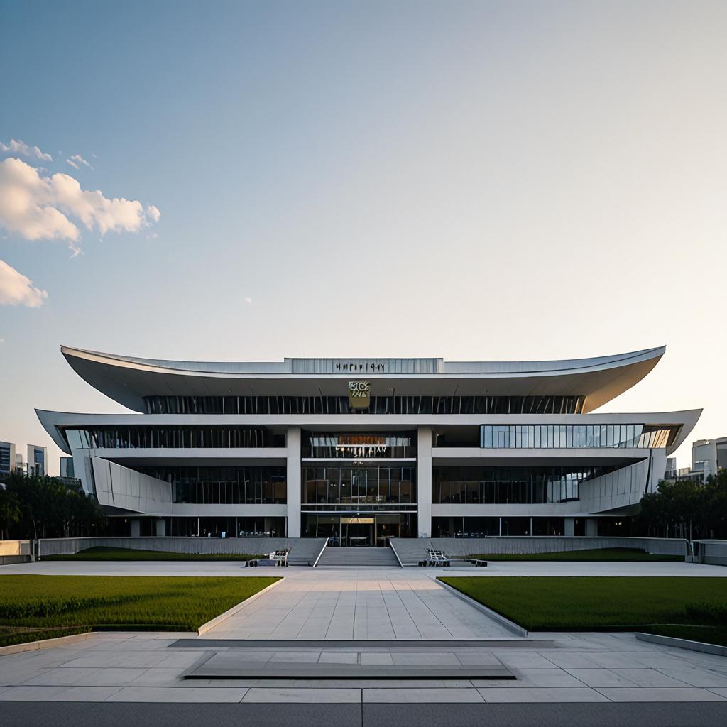 太原理工大学体育馆，现代建筑与功能美学的完美融合