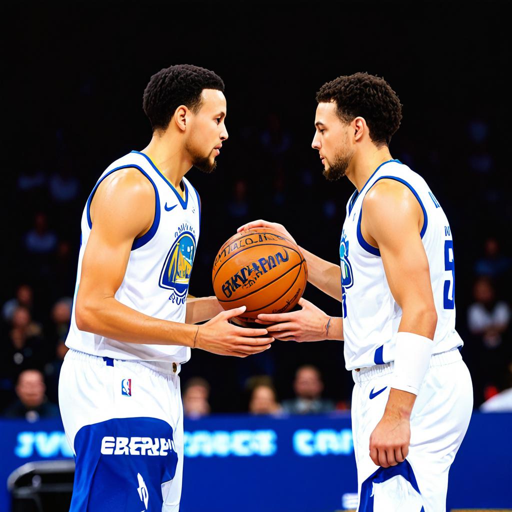 2016年NBA全明星三分球大赛，库里与汤普森的巅峰对决